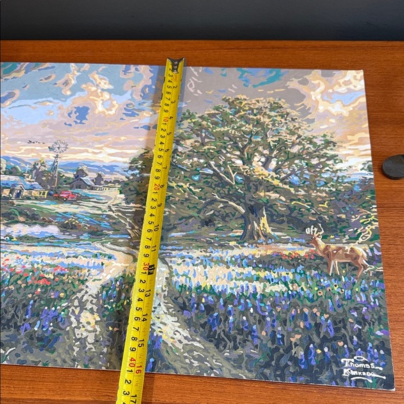 Thomas Kinkade "Country Living" paint-by-number completed painting gorgeous - Picture 8 of 9